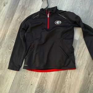 a georgia bulldog pullover jacket